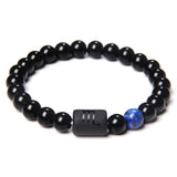 Zodiac Constellation Bracelet: Onyx Stone