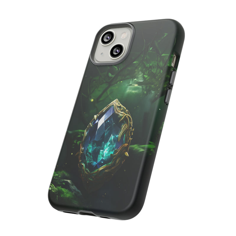 Emerald Green Ember Protective Phone Case