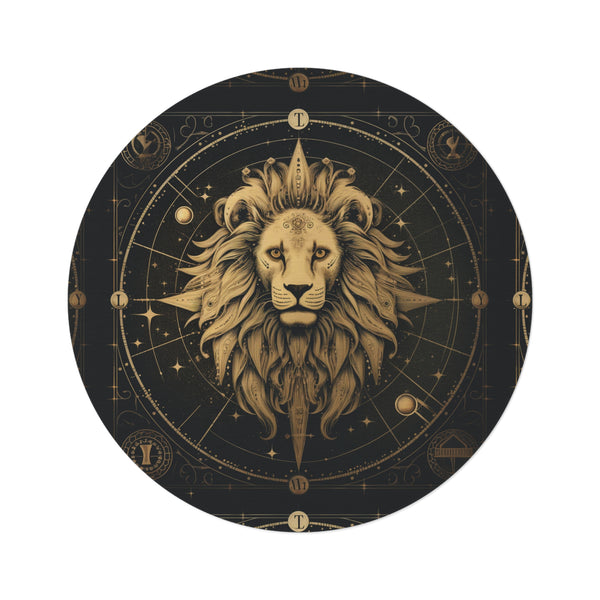 Leo Lionheart Round Rug