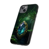 Emerald Green Ember Protective Phone Case