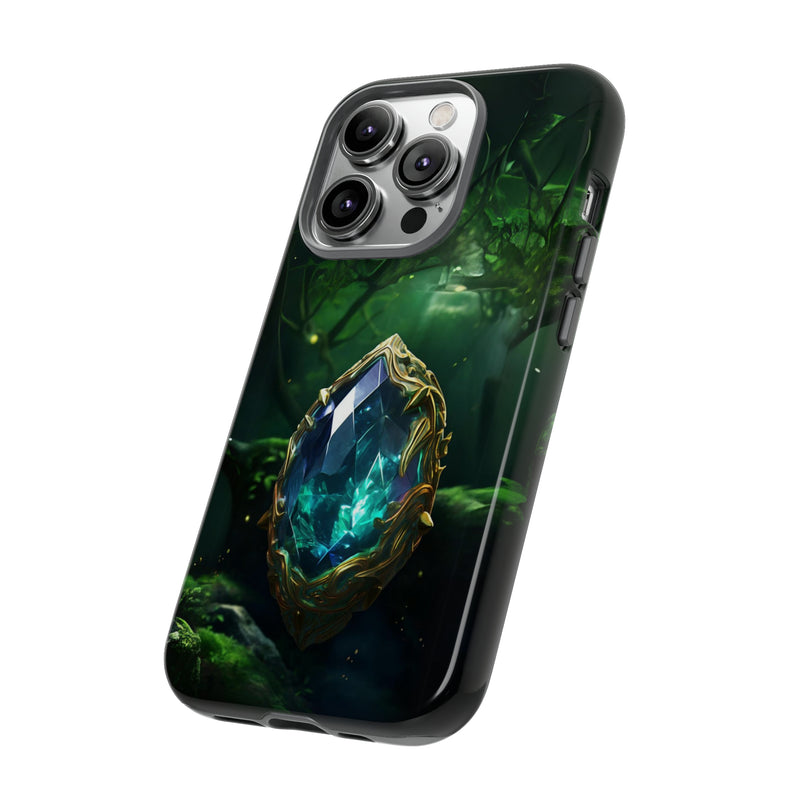 Emerald Green Ember Protective Phone Case