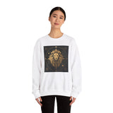 Leo Lionheart Crewneck Sweatshirt Black White