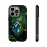 Emerald Green Ember Protective Phone Case