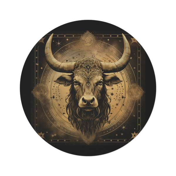 Taurus Earth Round Rug