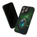 Emerald Green Ember Protective Phone Case