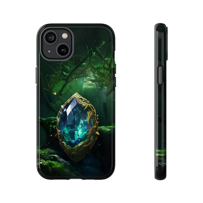 Emerald Green Ember Protective Phone Case