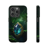 Emerald Green Ember Protective Phone Case