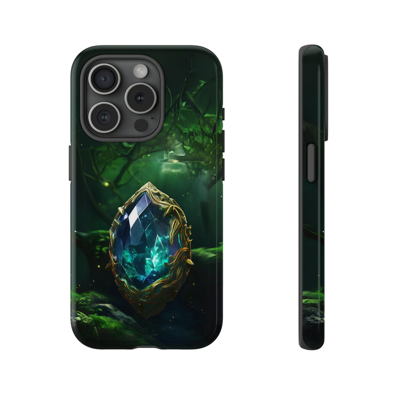 Emerald Green Ember Protective Phone Case