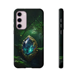 Emerald Green Ember Protective Phone Case