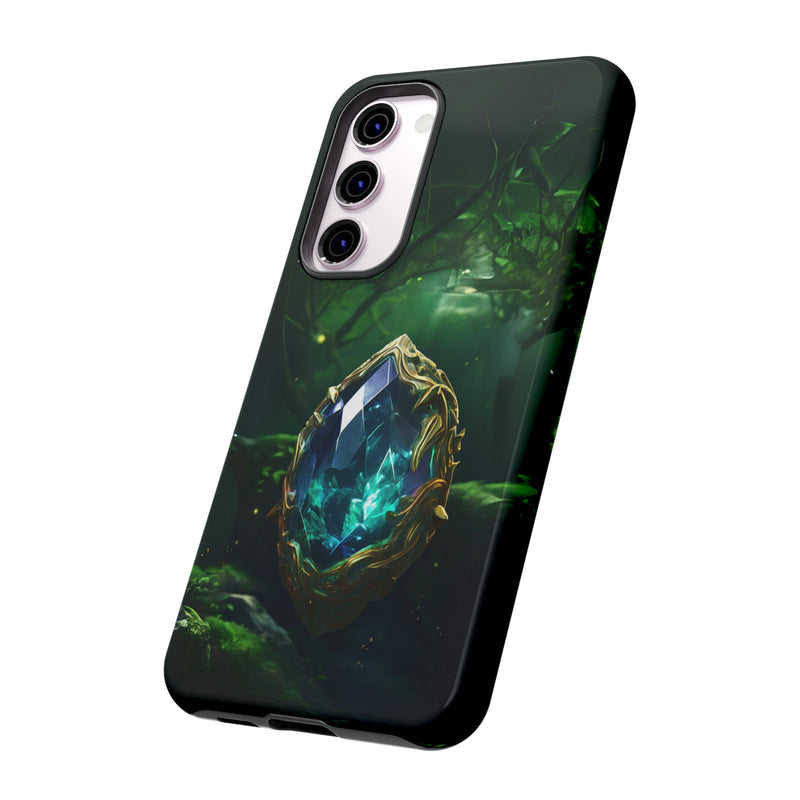 Emerald Green Ember Protective Phone Case