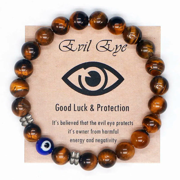 Turkish Amulet Tiger Eye Bracelet - Spiritual Guardian