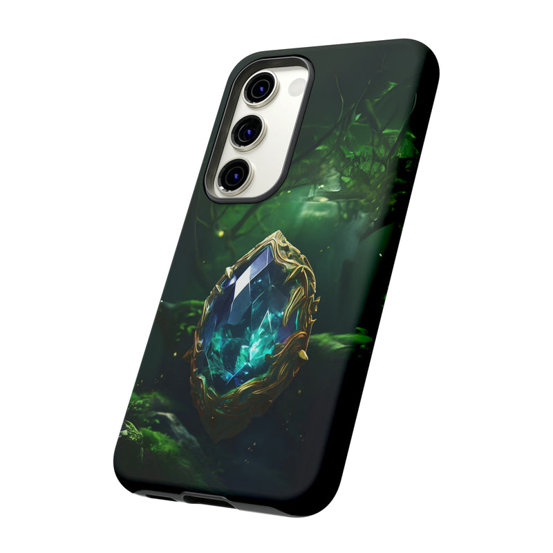 Emerald Green Ember Protective Phone Case