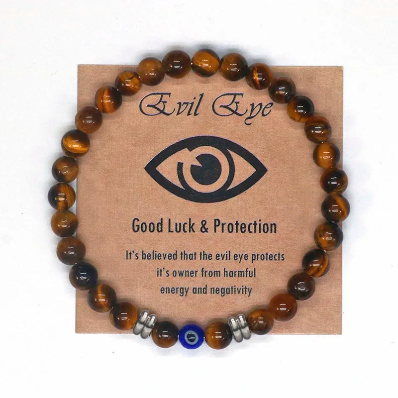 Turkish Amulet Tiger Eye Bracelet - Spiritual Guardian