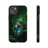 Emerald Green Ember Protective Phone Case