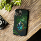 Emerald Green Ember Protective Phone Case