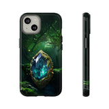 Emerald Green Ember Protective Phone Case