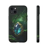 Emerald Green Ember Protective Phone Case