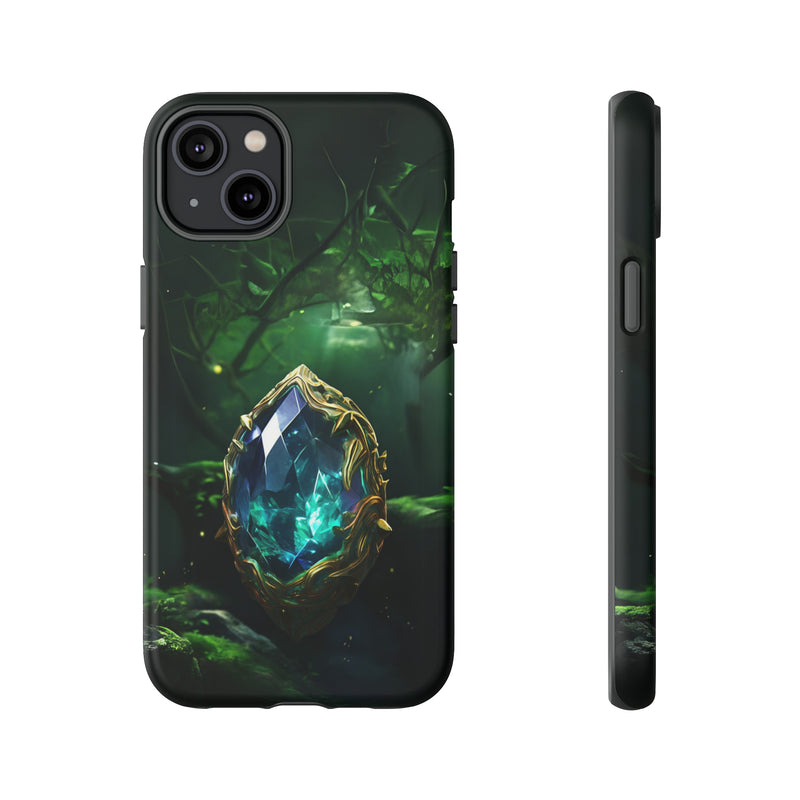 Emerald Green Ember Protective Phone Case