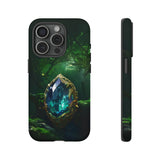 Emerald Green Ember Protective Phone Case