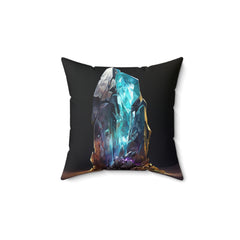 Sapphire Serenity Square Pillow