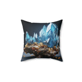 Amethyst Aura Square Pillow