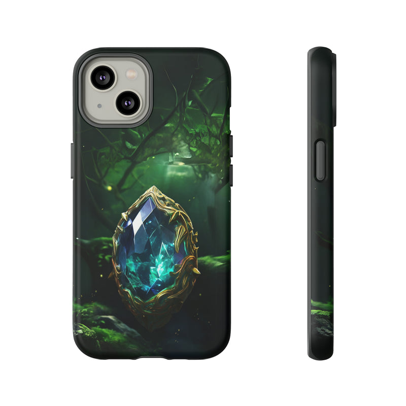 Emerald Green Ember Protective Phone Case