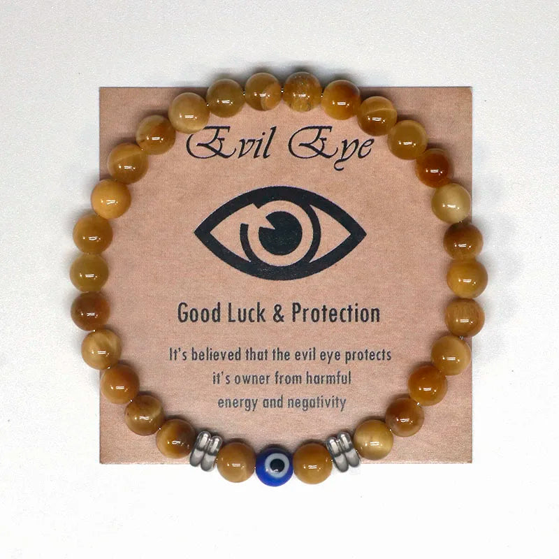 Turkish Amulet Tiger Eye Bracelet - Spiritual Guardian