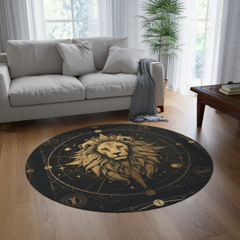 Leo Lionheart Round Rug