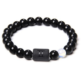 Zodiac Constellation Bracelet: Onyx Stone