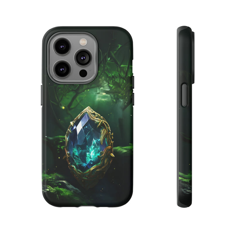 Emerald Green Ember Protective Phone Case