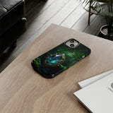 Emerald Green Ember Protective Phone Case