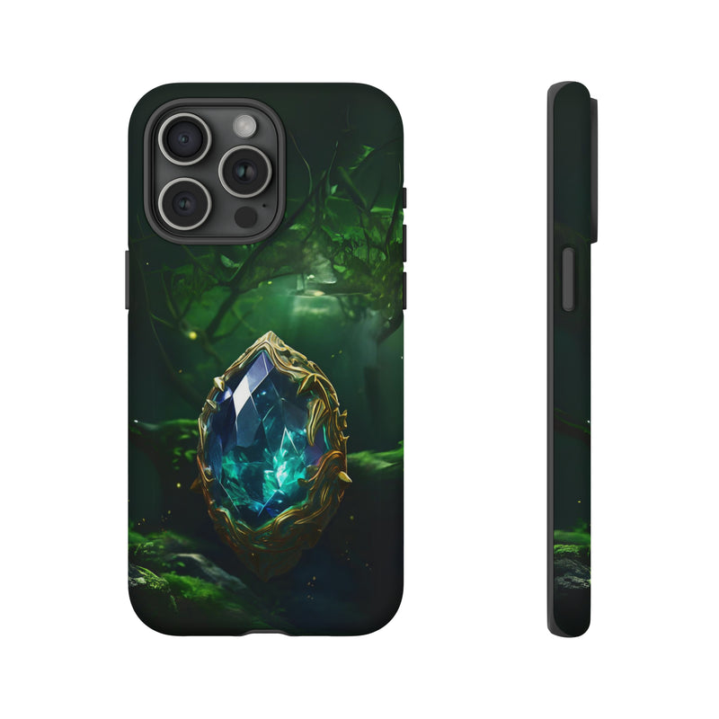 Emerald Green Ember Protective Phone Case