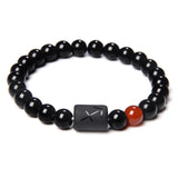 Zodiac Constellation Bracelet: Onyx Stone