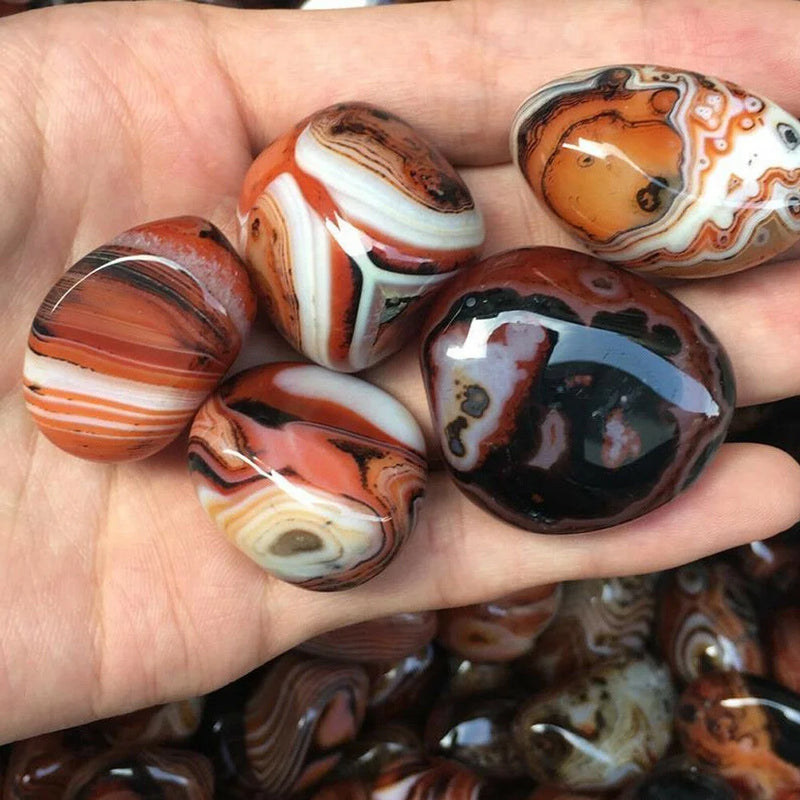 Natural Smooth Agate Stone Healing Crystal