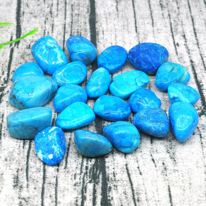 Blue Turquoise Stone Gravel for Healing and Decor