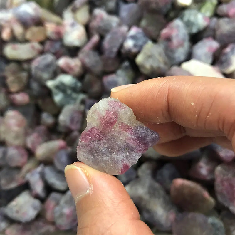 Natural Pink Tourmaline Rough Crystal