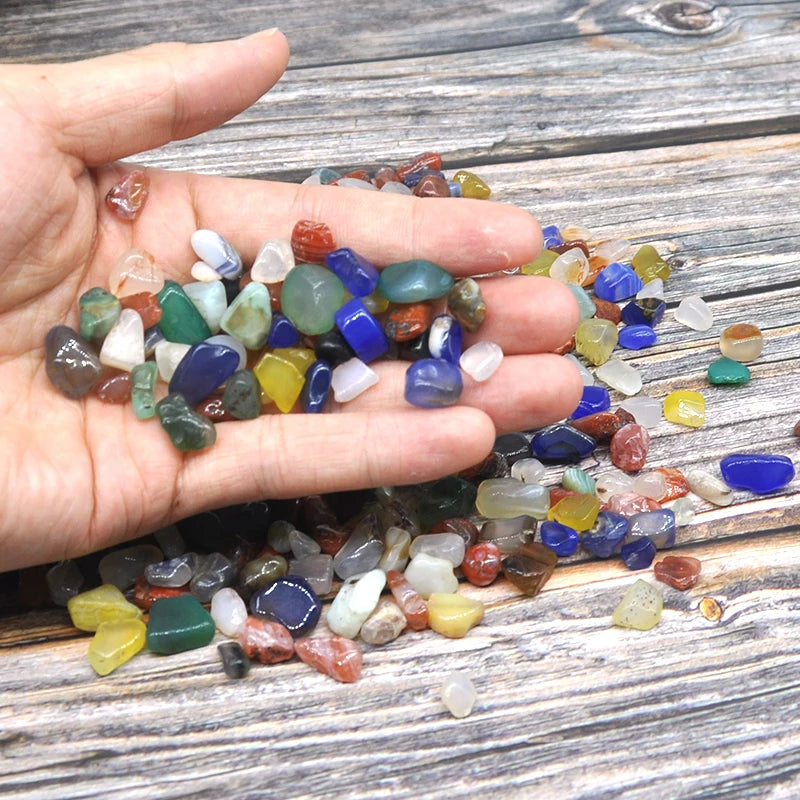 Colorful Agate Gravel for Home Aquarium Decoration