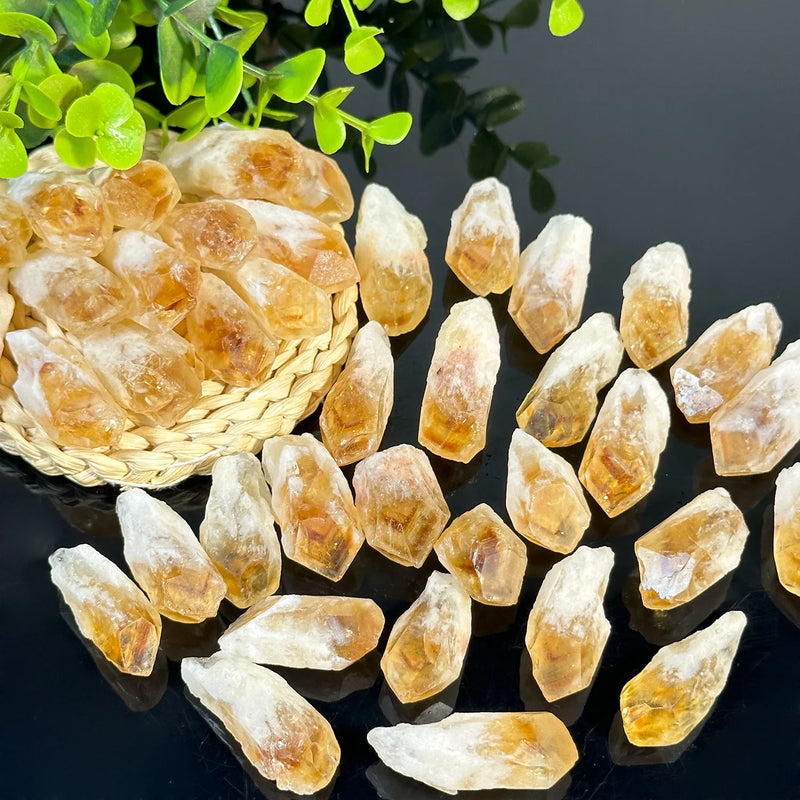 5pcs High-Quality Brazilian Citrine Gemstones