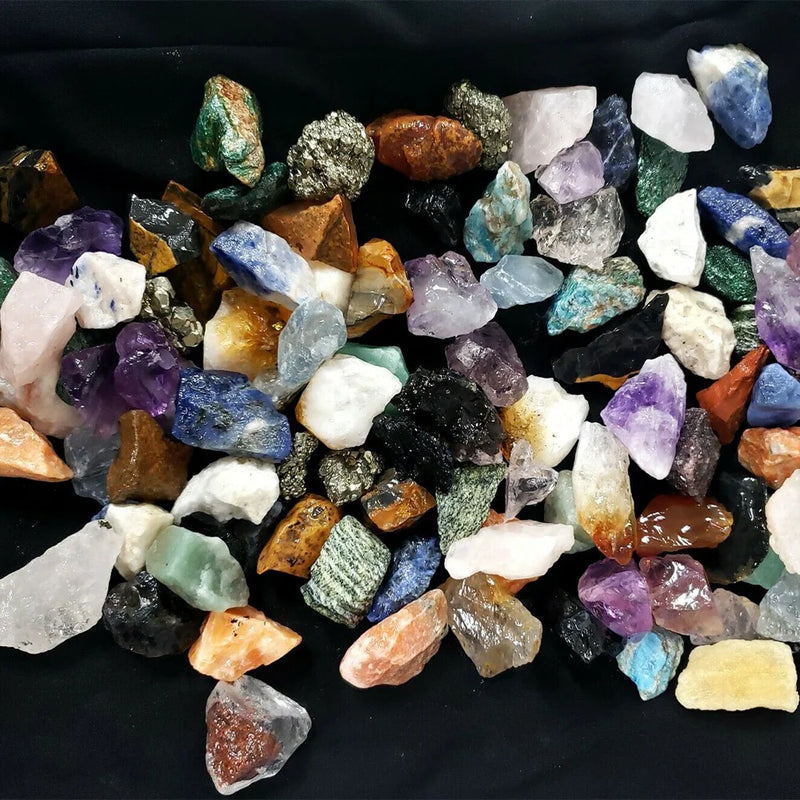 Assorted Raw Crystal Chunks: Nature's Healing Gems