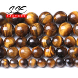 5A Blue Tiger Eye Round Beads 6-12mm Jewelry Making