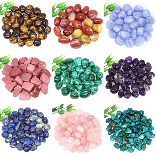 Natural Tumbled Stones Bulk Ore Gravel Specimen Healing Crystals Quartz Energy Minerals Tank Aquarium Home Decor Gem Decoration