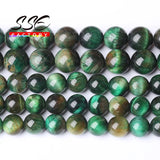 5A Blue Tiger Eye Round Beads 6-12mm Jewelry Making