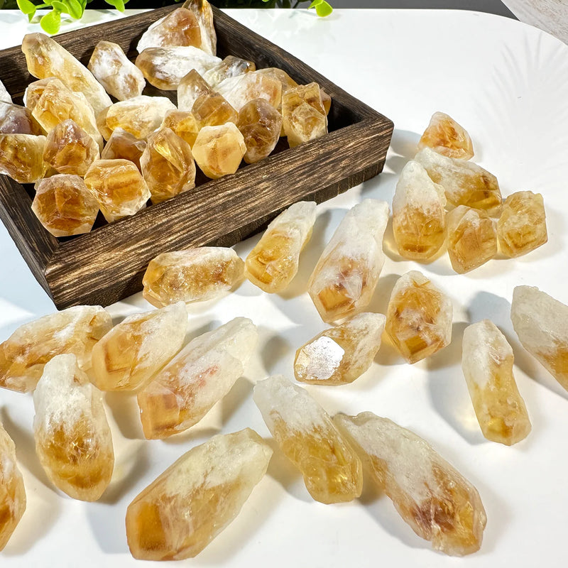 5pcs High-Quality Brazilian Citrine Gemstones