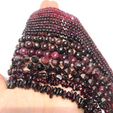 Garnet Gemstone Beads for DIY Jewelry Making