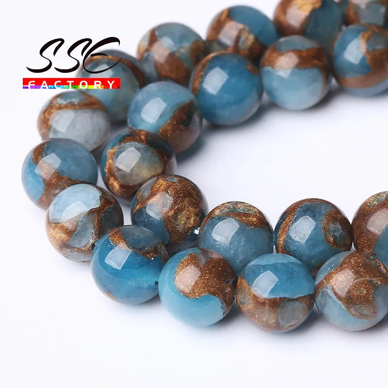 5A Blue Tiger Eye Round Beads 6-12mm Jewelry Making