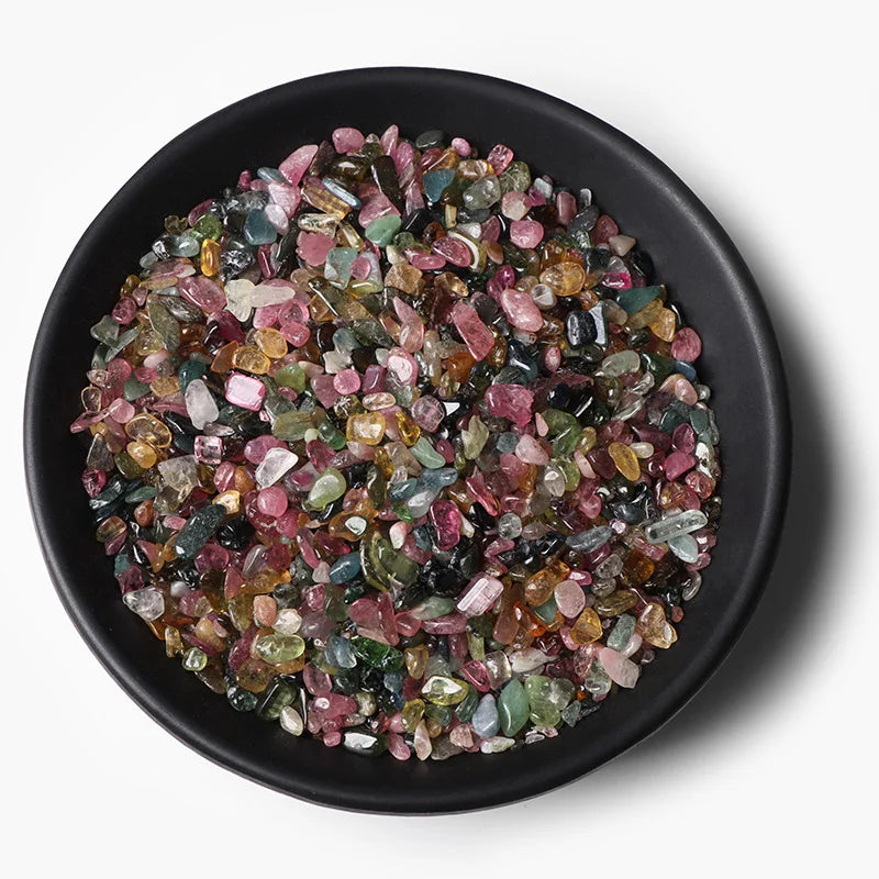 Earth's Essence Tumbled Stone Gravel Mix - Healing Mineral Chips for Home Décor