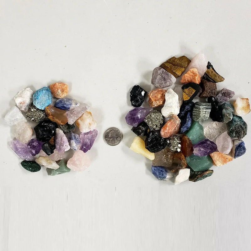 Assorted Raw Crystal Chunks: Nature's Healing Gems